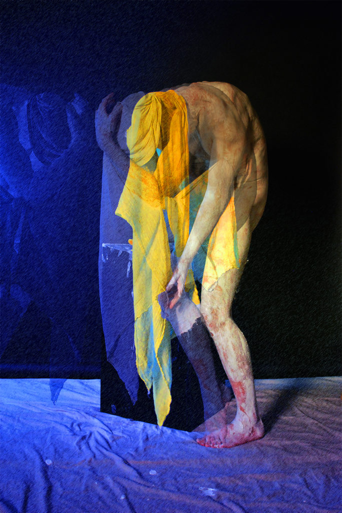 The Yellow Scarf, digital image, 2014